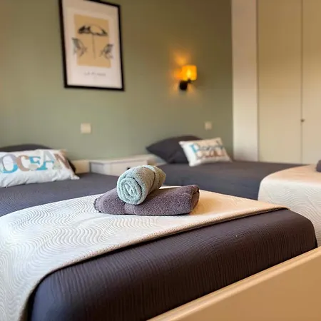 펜션 Familiale Woning 8p Met Zonnige Tuin En Parking, Vlakbij En Centrum *
